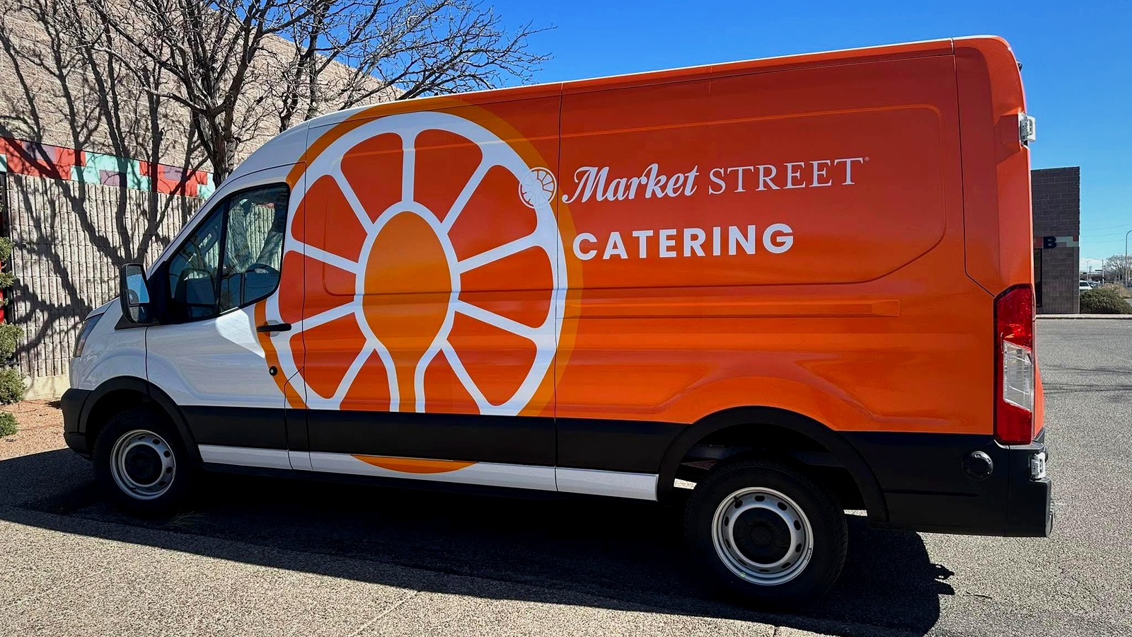 Market Street Catering vehicle wrap by Zia Signs